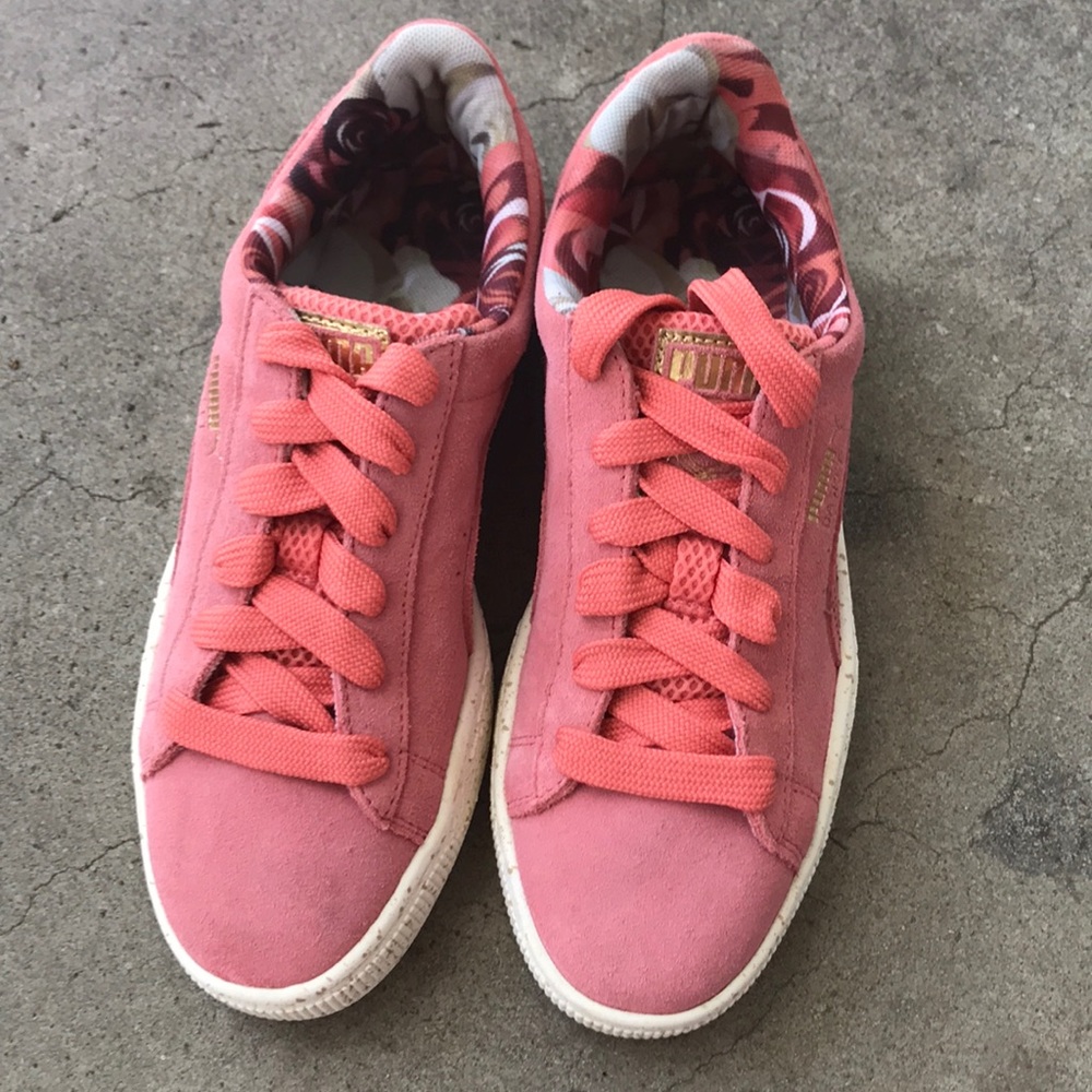 Puma x Careaux floral basket shoes